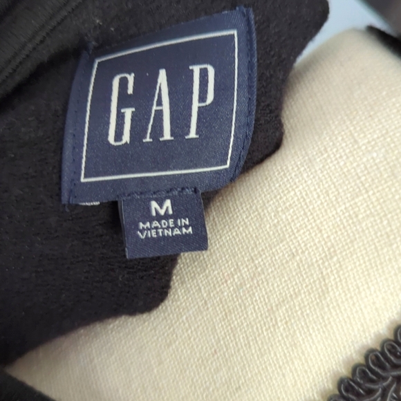 EUC Gap Soft Black Cotton Short Sleeve Shirt Dress – Size M - Picture 9 of 11